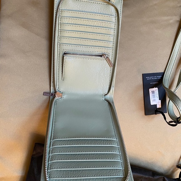 SOLD Sage green Matt and Nat crossbody purse - Picture 3 of 4